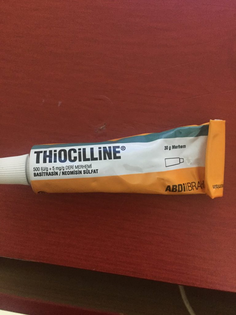 thiocilline krem ne ise yarar nasil kullanilir