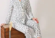 Önden düğmeli lohusa pijama