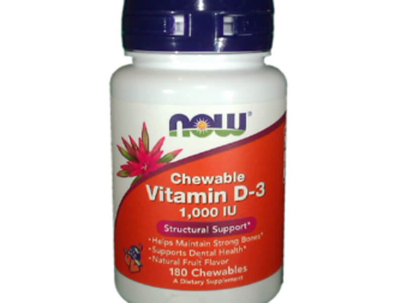 Now Vitamin D3 Supplement Chewables